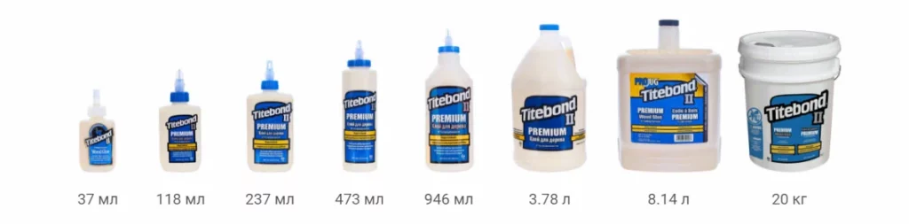 Основные различия между столярными клеями Titebond Original, Titebond II Premium и Titebond III Ultimate Основные различия между столярными клеями Titebond Original, Titebond II Premium и Titebond III Ultimate
