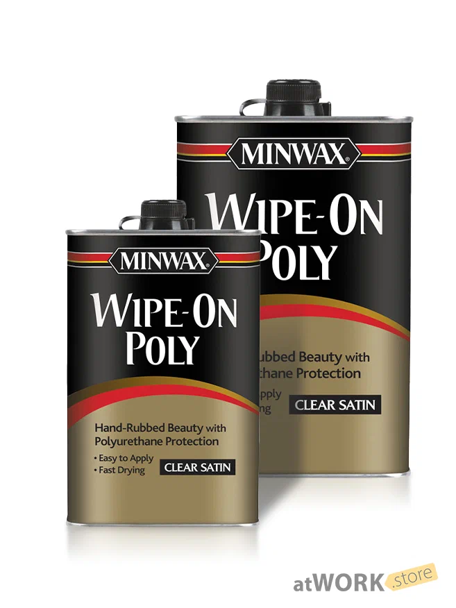 Профессиональная защита дерева и идеальный внешний вид одновременно. Minwax Wipe-On Poly