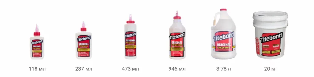 Основные различия между столярными клеями Titebond Original, Titebond II Premium и Titebond III Ultimate Основные различия между столярными клеями Titebond Original, Titebond II Premium и Titebond III Ultimate