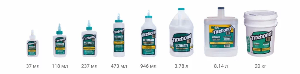 Основные различия между столярными клеями Titebond Original, Titebond II Premium и Titebond III Ultimate Основные различия между столярными клеями Titebond Original, Titebond II Premium и Titebond III Ultimate